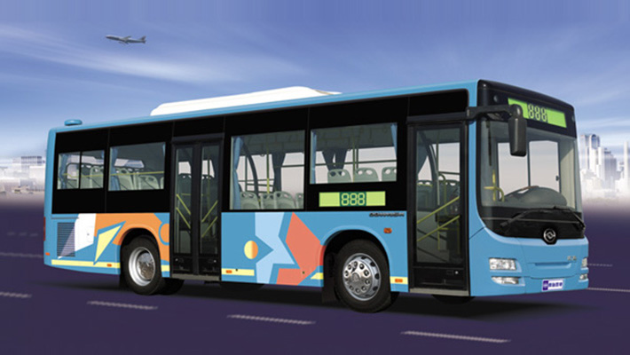Городской автобус с задним расположением двигателя DD6892S (8 м)